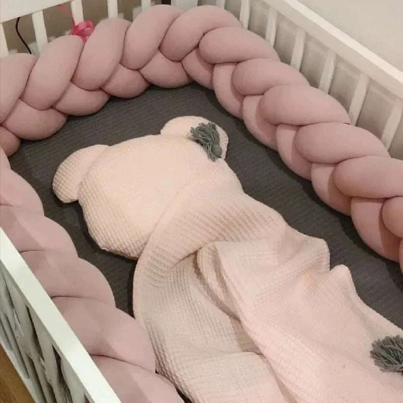 jolie tresse de lit rose