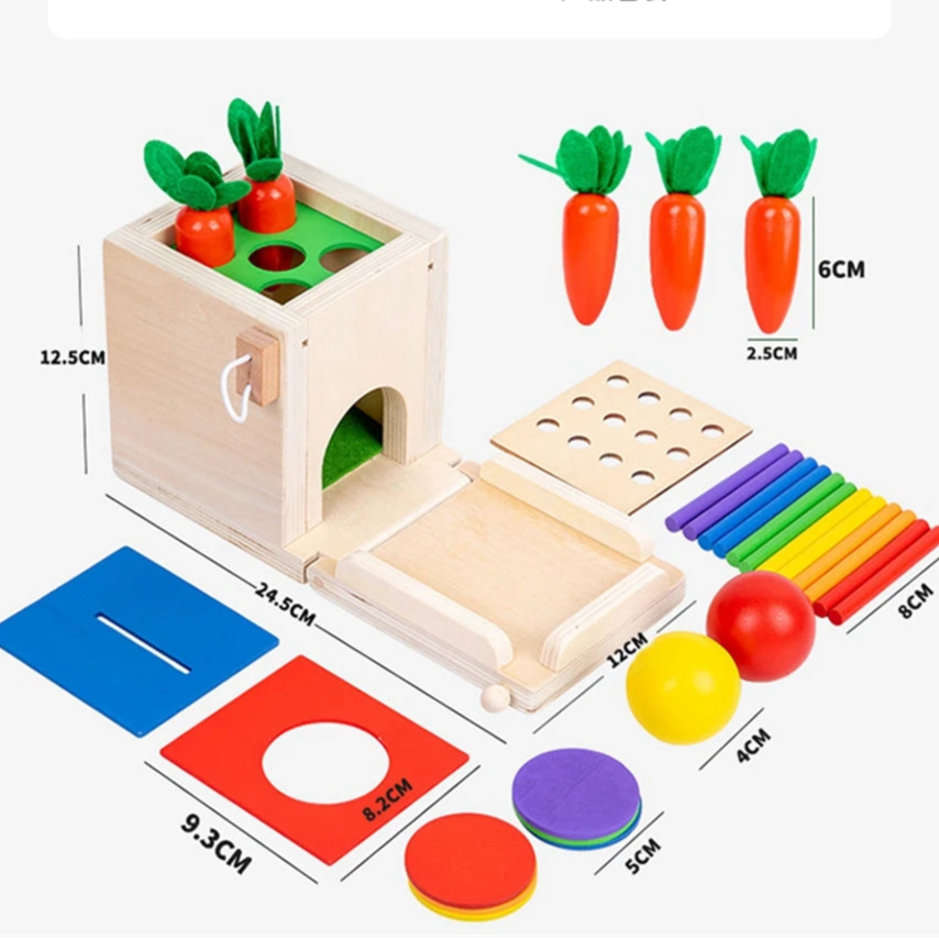 Cube d'activités bébé Montessori