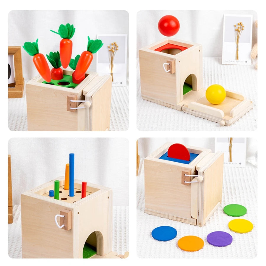 Cube d'activités bébé Montessori